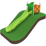 Scivolo classico per arredo parchi giochi