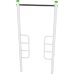 Barra per trazioni singola. Per arredo area fitness.