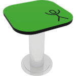 Seduta per arredo parco giochi.