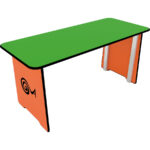 Tavolo per arredo parchi giochi.