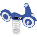 Gioco a molla con seduta singola a forma di Vespino.