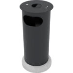 Cestino portarifiuti per esterno a 1 cesto.