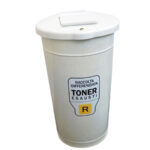 Contenitore polietilene per raccolta toner esausti. 105 LT.