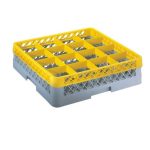 Cestello 4×4 – Contiene 16 bicchieri- scomparto 112×112 – top colore giallo
