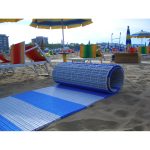 Fast-Floor camminamento spiaggia in plastica arrotolabile. - immagine 9