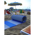Fast-Floor camminamento spiaggia in plastica arrotolabile. - immagine 8